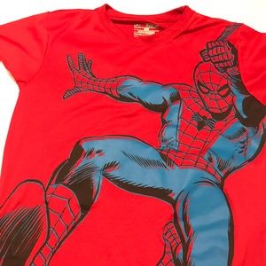 Spider-Man under armour youth medium tshirt